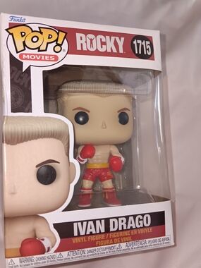 Funko Ivan Drago Pop! Vinyl - Red & Gold Boxing Figure **New In Box**